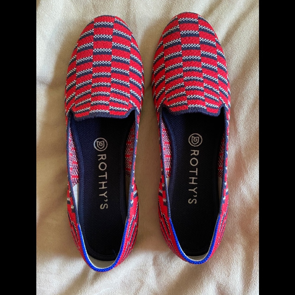 Rothy Cherry Red Mosaic Loafer